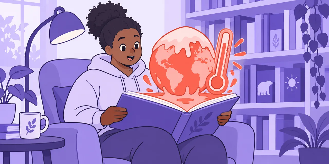 A scene showing “deal with” meaning “be about a subject”.