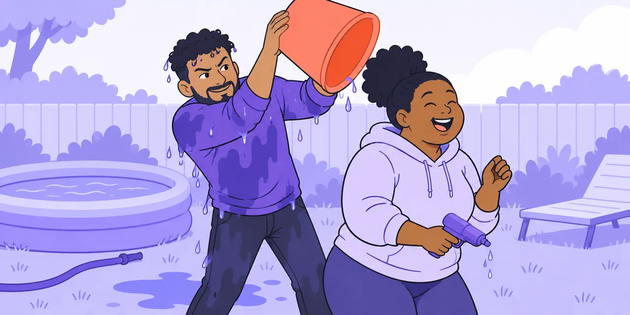 A scene showing “get back” meaning “take revenge on someone”.