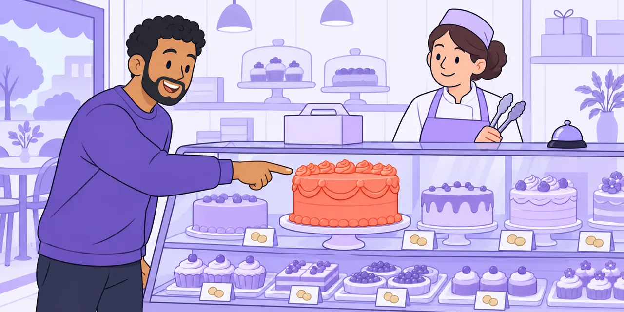 A scene showing “go for” meaning “choose or try for”.