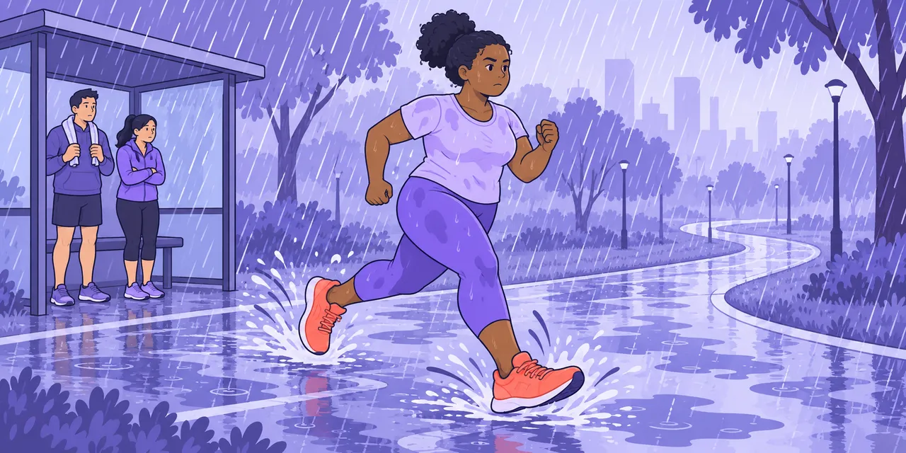 A scene showing “go on” meaning “continue”.