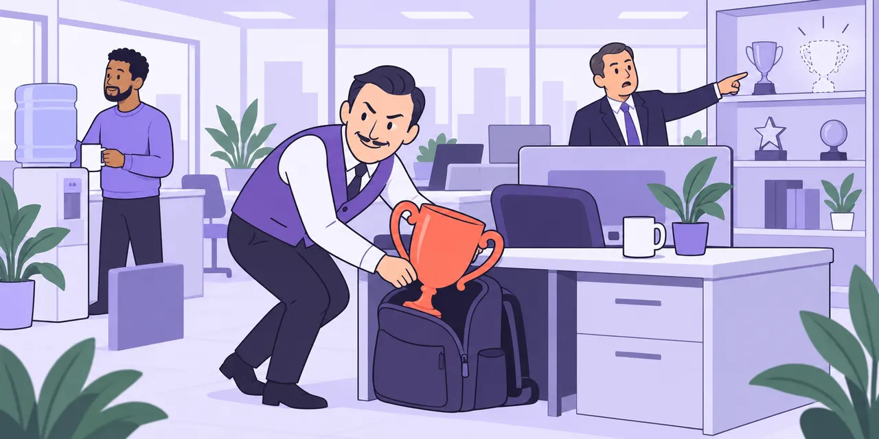 A scene showing “set up” meaning “make someone look guilty”.