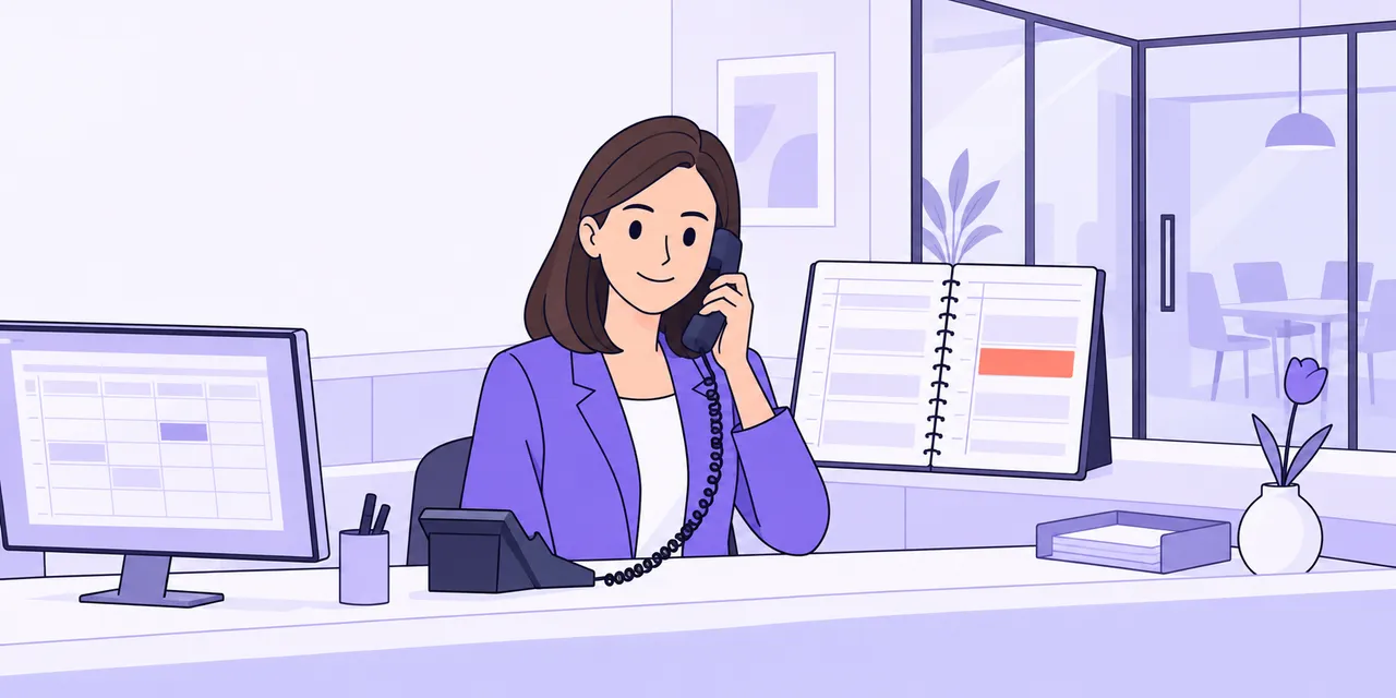 A phone call to your client's office