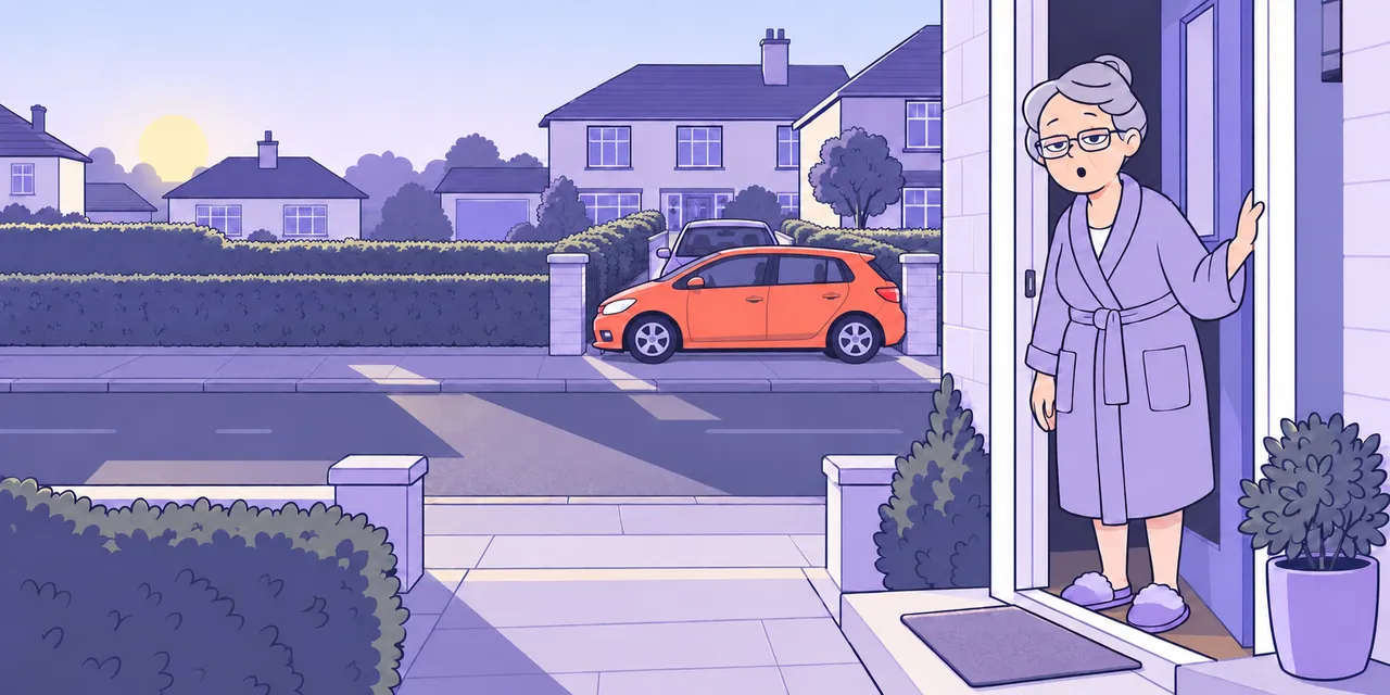 On your neighbour's doorstep