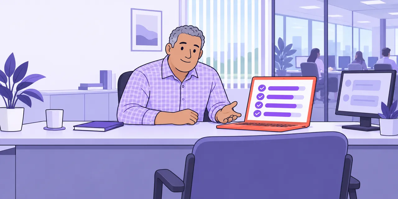 Your manager's office during your monthly one-to-one