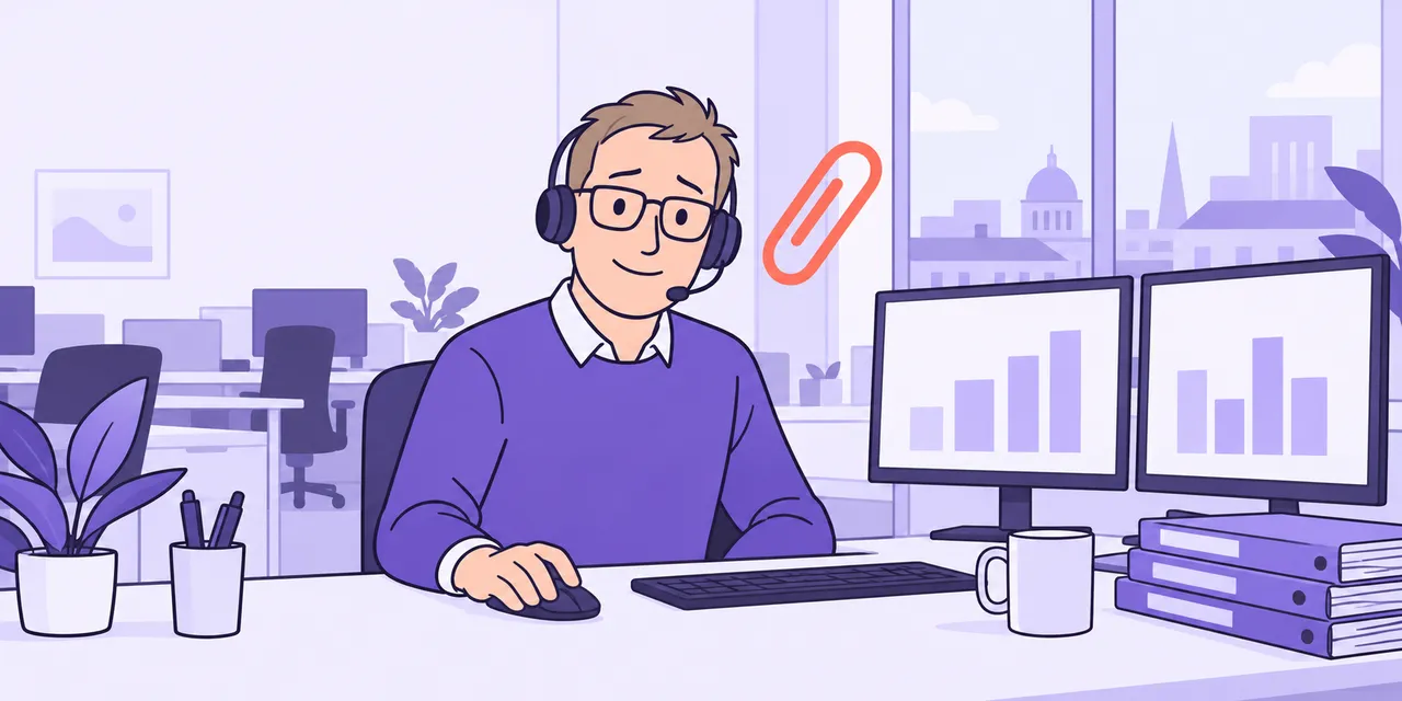 A phone call to the finance team